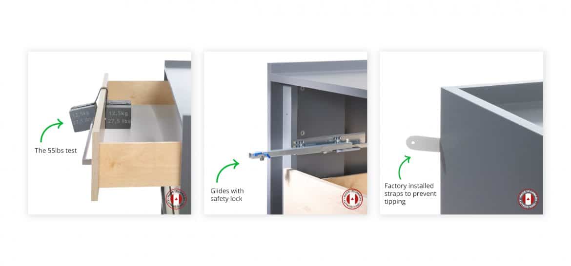 Dresser Safety: How Natart Prevents Tip-Overs